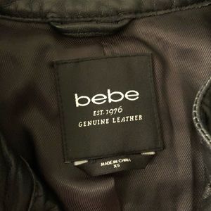 Bebe Leather Moto Jacket